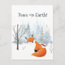 Search for forest animals christmas cards Fox