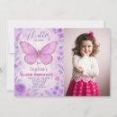 Search for purple butterfly birthday invitations Garden party