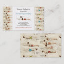 Search for french teacher business cards Vintage