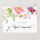 Search for floral bridesmaid cards Feminine