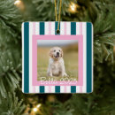Search for dog photo christmas tree decorations Pink