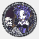 Search for blue skull stickers Gothic