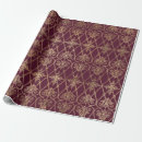 Search for red damask wrapping paper Pattern