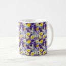 Search for pretty pansies mugs Purple