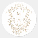 Search for gold monograms stickers Victorian
