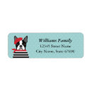 Search for boston return address labels Black and white