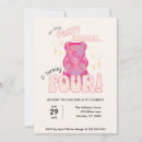Search for gummy bears invitations Pink
