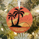 Search for tropical island christmas tree decorations Palm trees