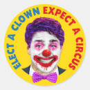 Search for clown face stickers Funny