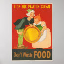 Search for food waste posters Vintage