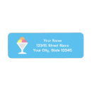 Search for ice cream return address labels Sorbet