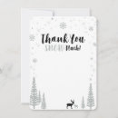 Search for snowflakes note cards Silver