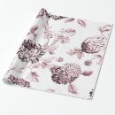 Search for vintage pink toile wrapping paper Botanical