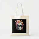 Search for sugar skull tote bags Floral