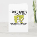 Search for funny golf fathers day cards Golfer
