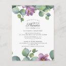 Search for floral bridal shower invitations Greenery
