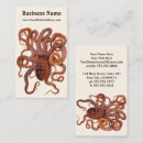 Search for octopus business cards Squid