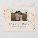 Search for rust save the date postcards Whimsical wildflowers