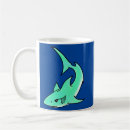 Search for blue shark mugs Animal