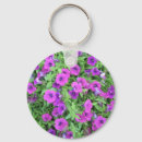 Search for purple petunia key rings Petunias