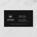 Search for two logo business cards White