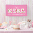 Search for girl baby shower banners It's a girl