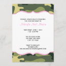 Search for camouflage graduation invitations Pink