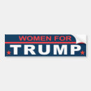 Search for women for trump bumper stickers President
