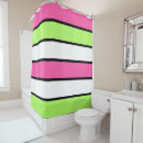 Search for lime green striped shower curtains Pattern