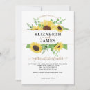 Search for fall sunflower wedding invitations Summer