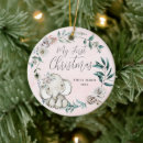 Search for pretty christmas tree decorations Baby's first christmas