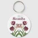 Search for maroon white key rings For her