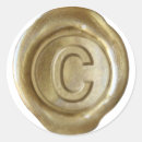 Search for letter c wedding stickers Gold