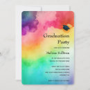Search for green and orange graduation invitations Modern