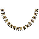 Search for 50th anniversary bunting flags Black and gold