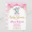 Search for pink elephant invitations Animals