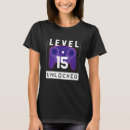 Search for level 15 unlocked tshirts Gamer