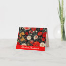 Search for red horizontal note cards Flowers