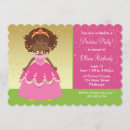 Search for african american princess birthday invitations Cute