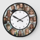 Search for photo collage clocks Black and white