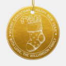 Search for stocking christmas tree decorations Gold