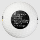 Search for new year golf equipment Humour