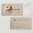 Search for yin yang business cards Wellness