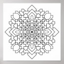 Search for black and white geometric pattern posters Shapes