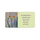 Search for daffodils return address labels Yellow