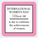 Search for international womens day stickers Black