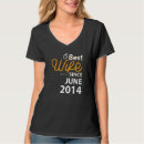 Search for for 8th anniversary tshirts Wife