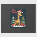 Search for christmas giraffe wrapping paper Baby
