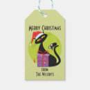 Search for christmas cat gift tags Retro