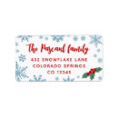 Search for family return address labels Calligraphy script